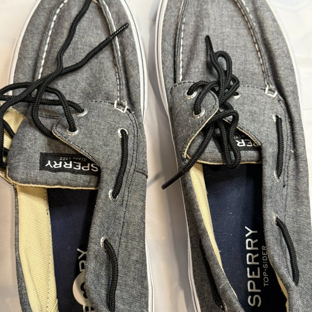 Sperry Halyard 2 Black Loafers Size 13